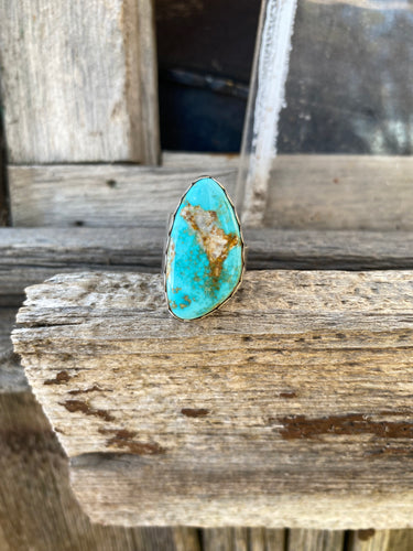 Easter Blue Turquoise Ring Size 7.5 R0218